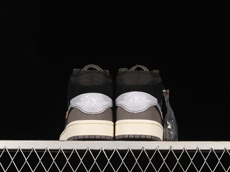 All categories Air Jordan Jordan series basketball shoes Air Jordan 1 Mid Air Jordan 1 Mid "Inside Out" AJ1 Joe 1 reverse black and gray China basketball shoes DM9652-001